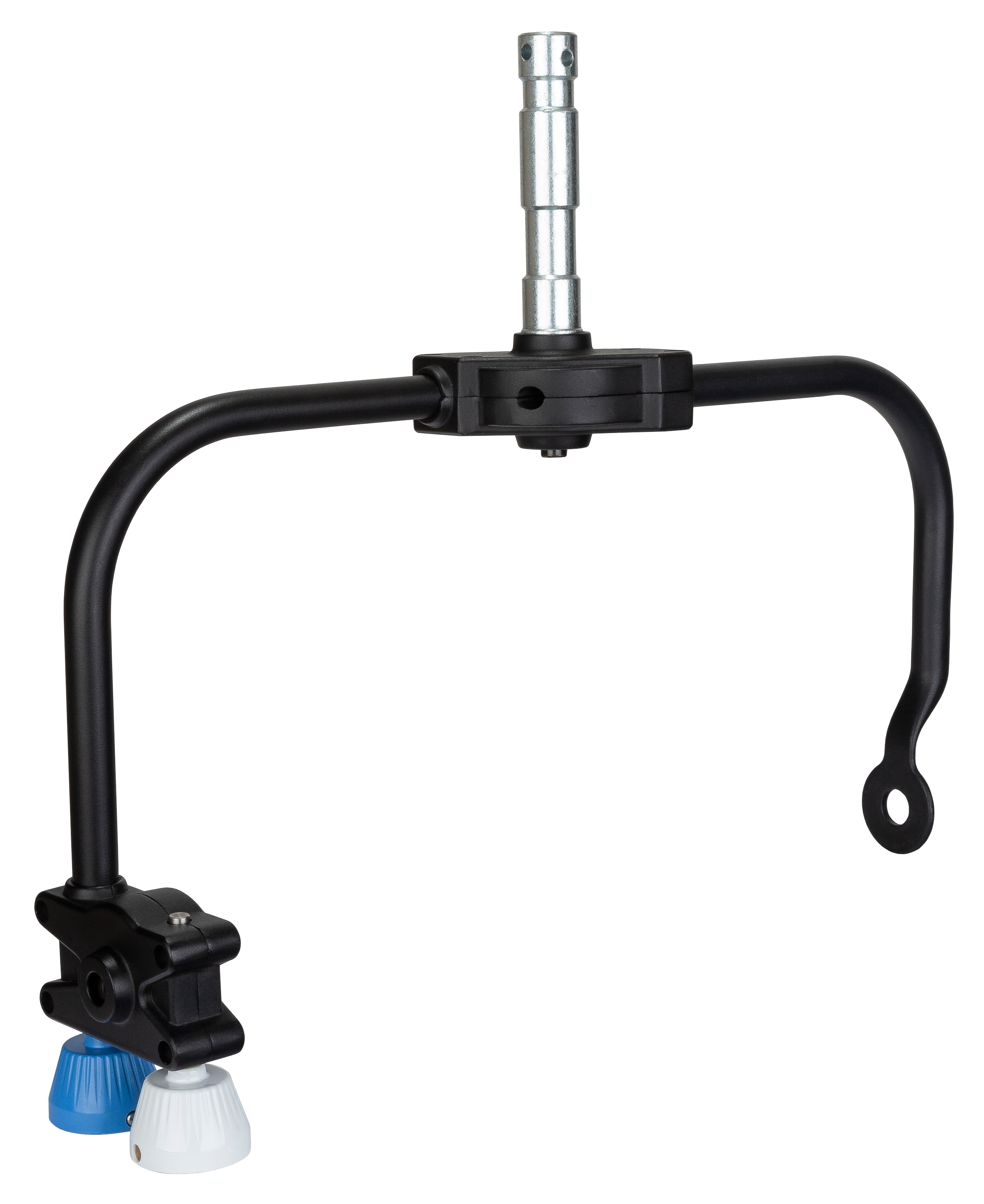 For easy and fast alignment of the BT-TVPANEL in high TV studios the standard hanging bracket can be replaced by this optionally available BT-TVPANEL YOKE