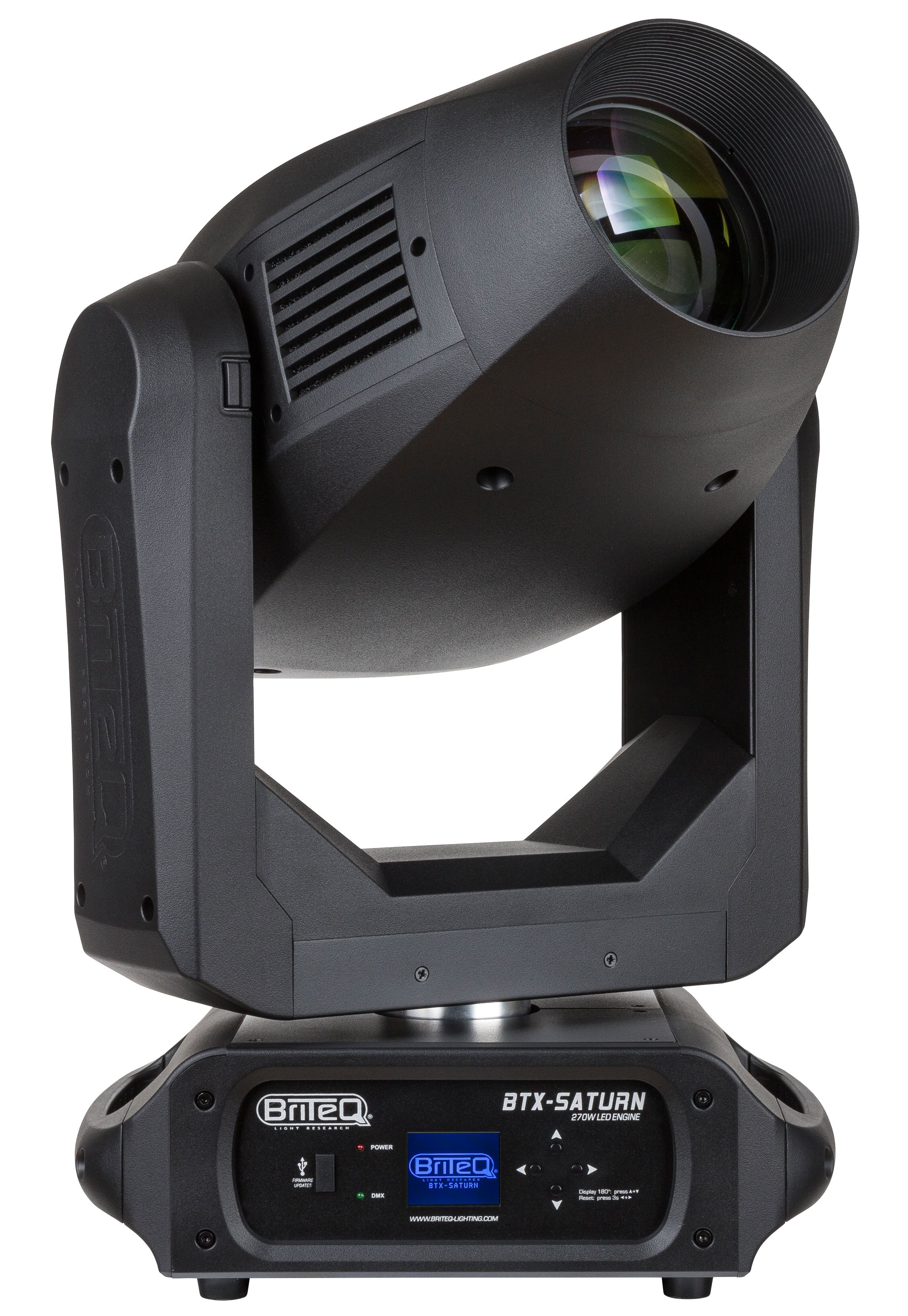 270W LED-moving head with 8-45- zoom, CMY-color mixing, CTO, CTB, UV, Iris, Frost, gobo morphing, Ǫ