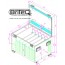 CASE for 6x BT-GLOWPANEL - size