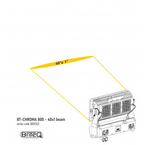 BT-CHROMA 800 - 40x1 beam