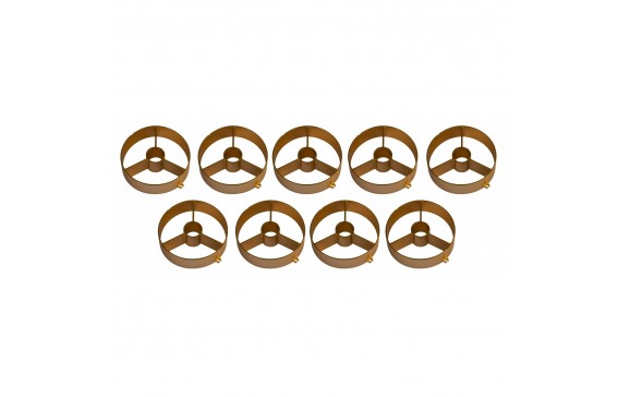 BT-NONABEAM set 9 louvers GOLD