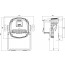 B1 BT-COLORAY 18FCR - dimensions