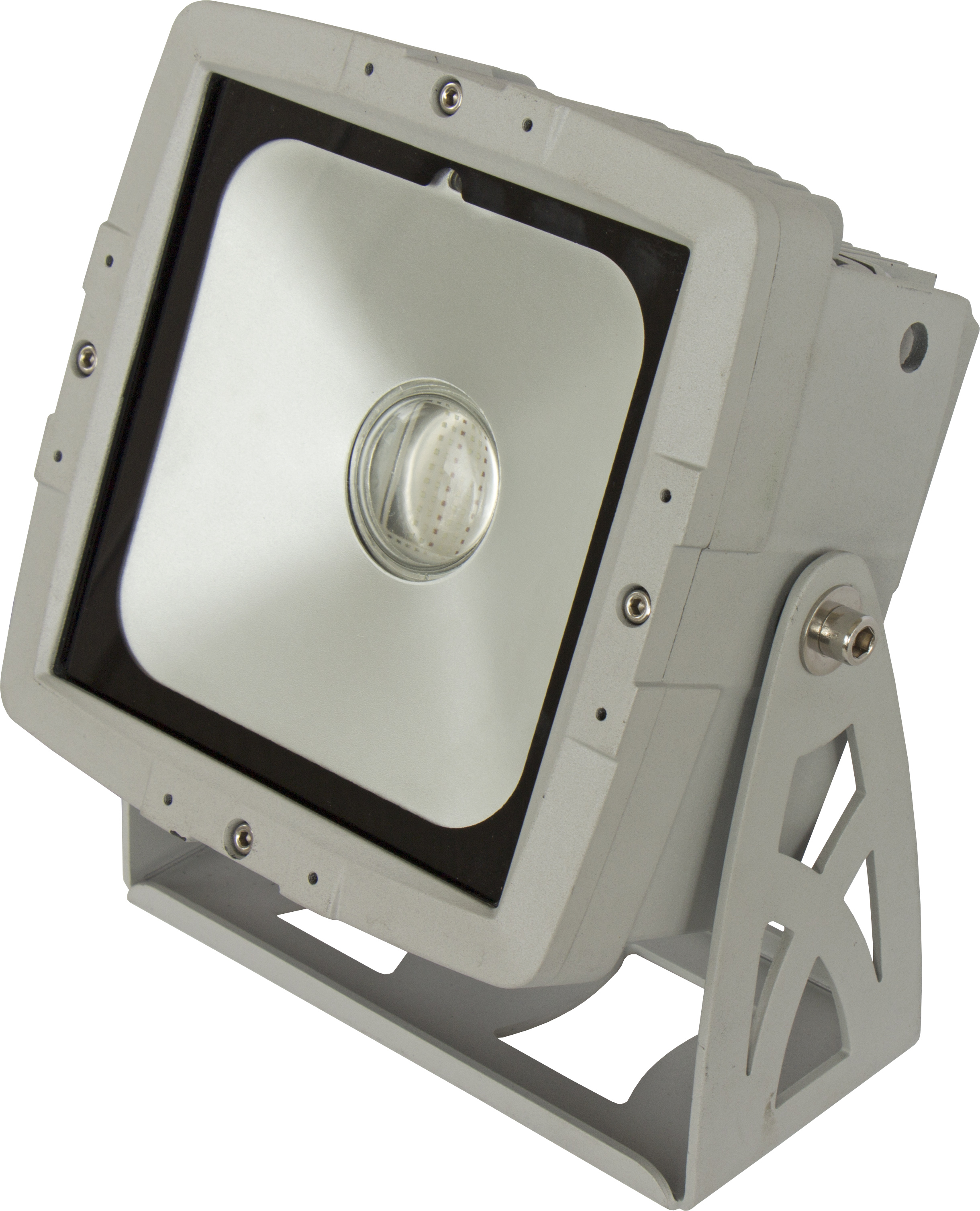 Powerful indoor / outdoor IP65 LED projector equipped with a 60W COB RGB led for smaller applications