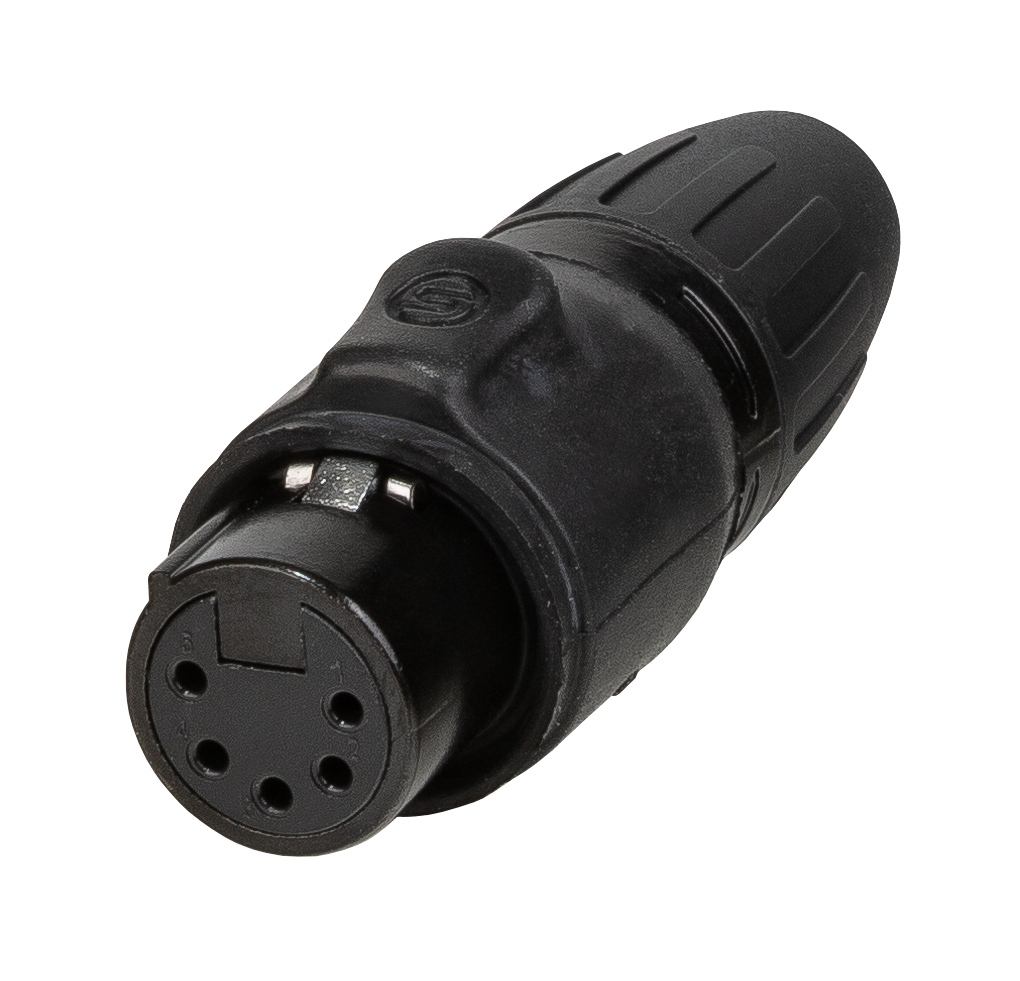 Seetronic Female 5-pin XLR connector IP65 for cable