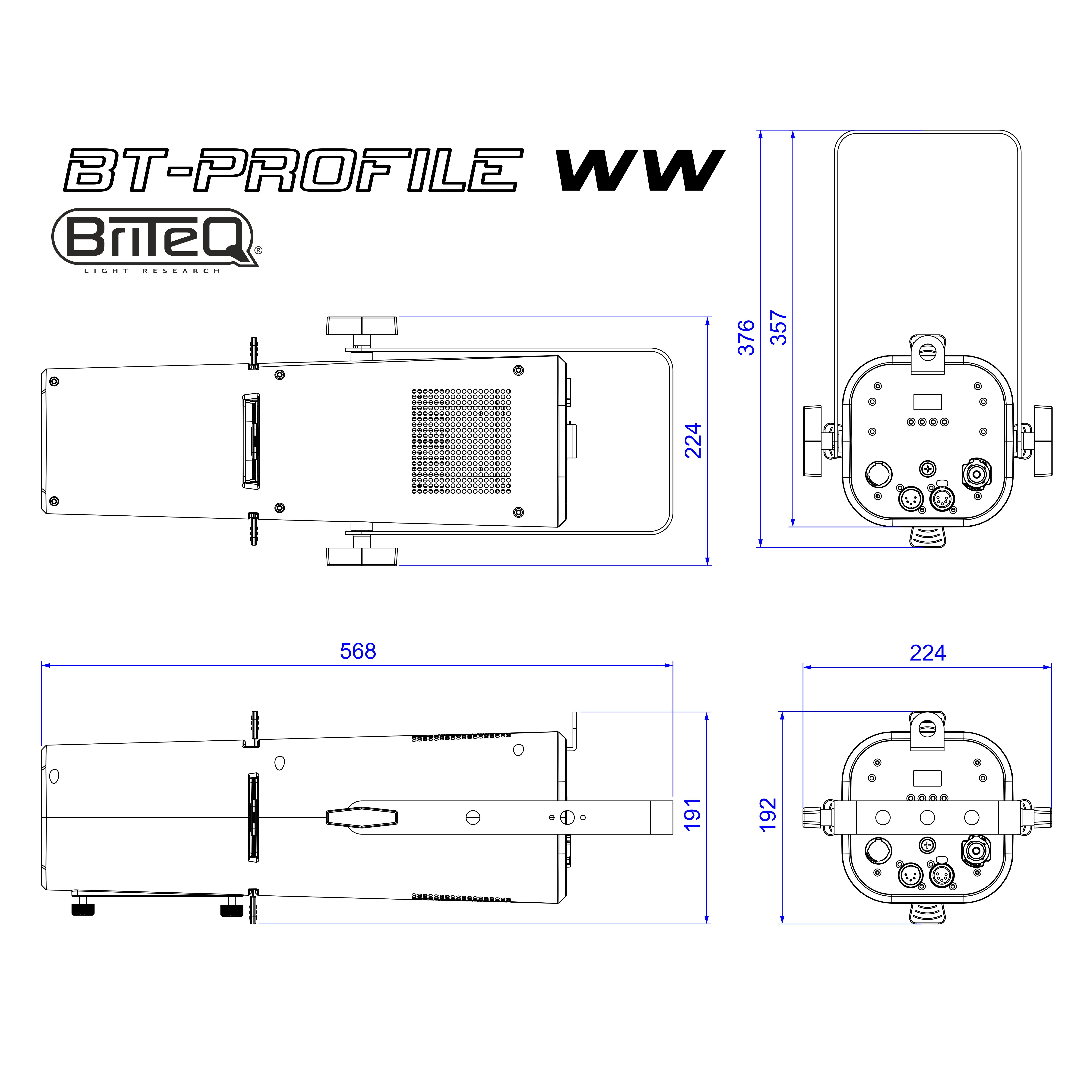 BT-PROFILE WW - Dimensions
